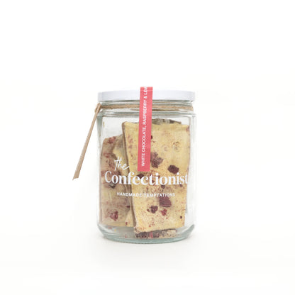 Limited Edition White Chocolate Raspberry & Lemon Toffee - Jar, 200G