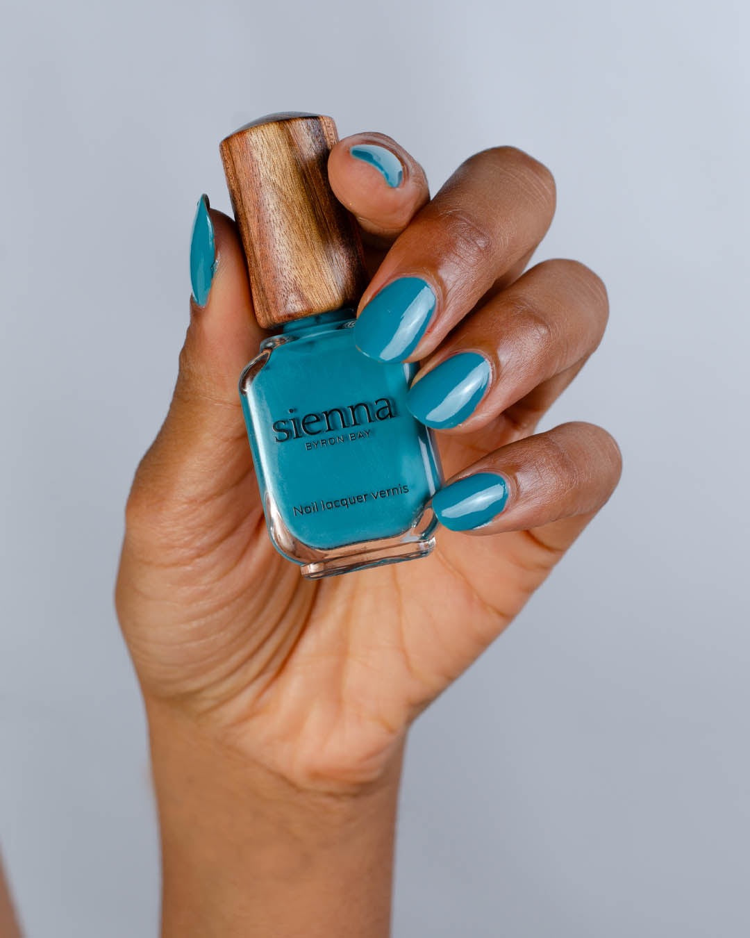 'Stillness' Midtone Turquoise Crème Nail Polish - 10ml