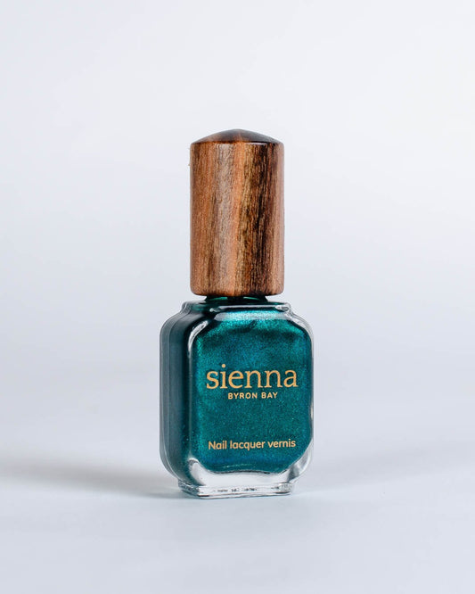 'Unity' Peacock Green Shimmer Nail Polish - 10ml