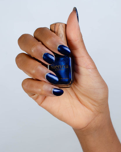 'Bonsoir' Sapphire Blue Shimmer Nail Polish 10ml