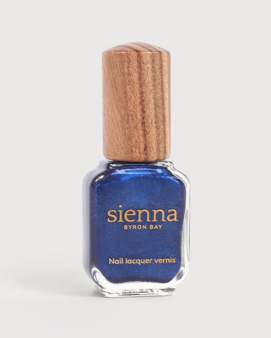'Bonsoir' Sapphire Blue Shimmer Nail Polish 10ml