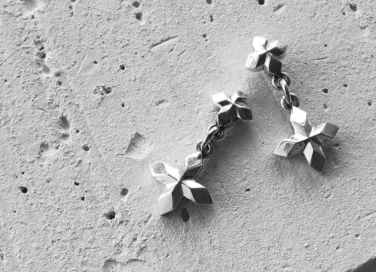 Duo Cross Stud Earrings by Holly Howe