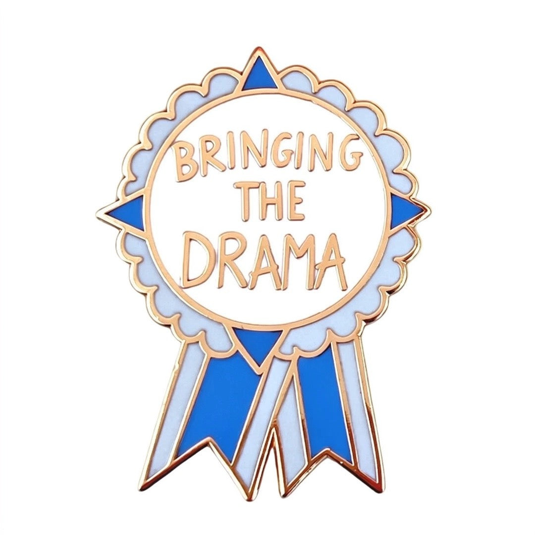 Bringing the Drama Award - Enamel Lapel Pin