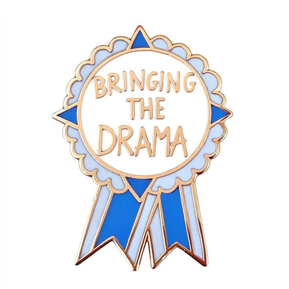 Bringing the Drama Award - Enamel Lapel Pin