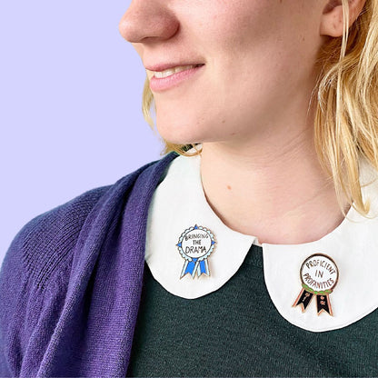 Bringing the Drama Award - Enamel Lapel Pin
