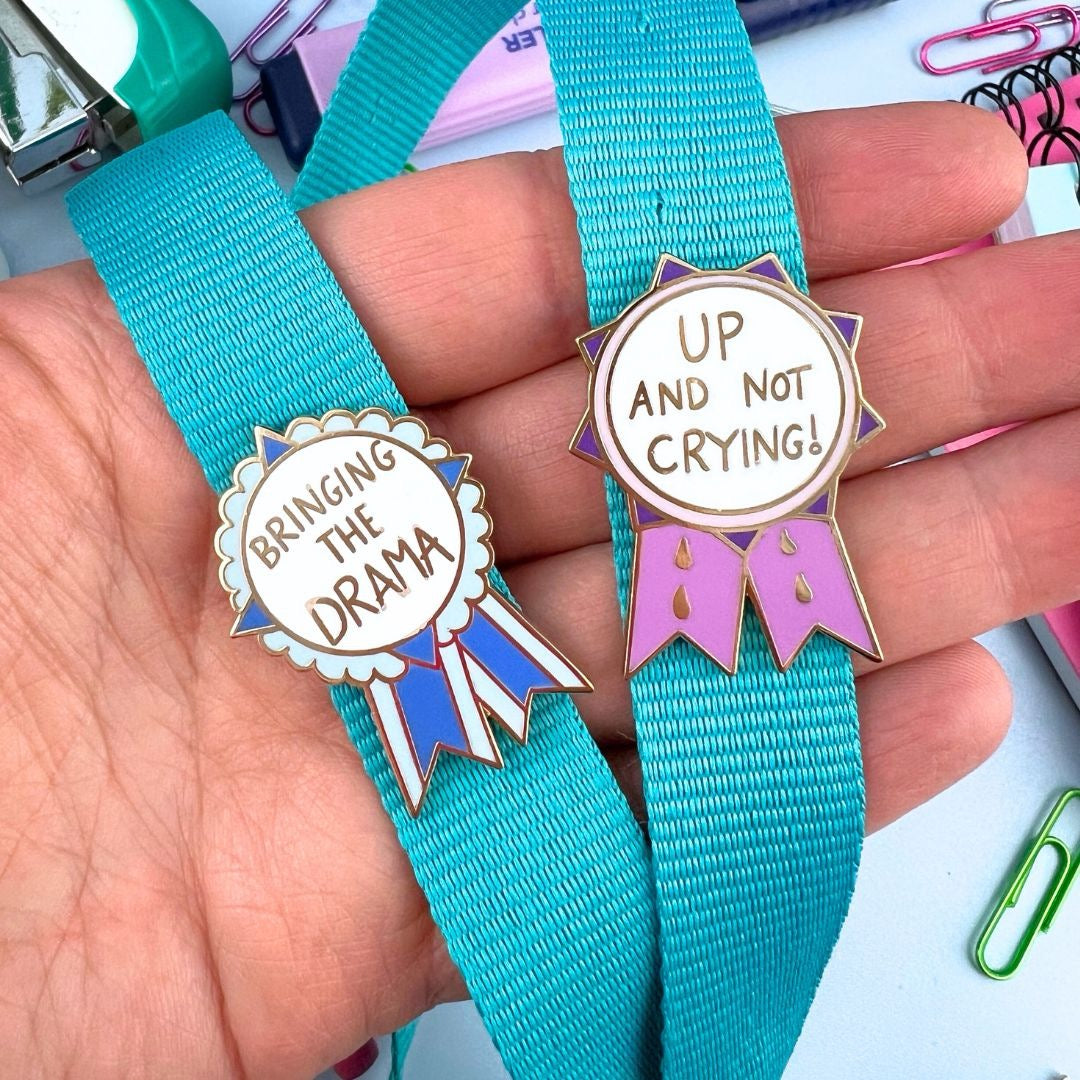 Bringing the Drama Award - Enamel Lapel Pin
