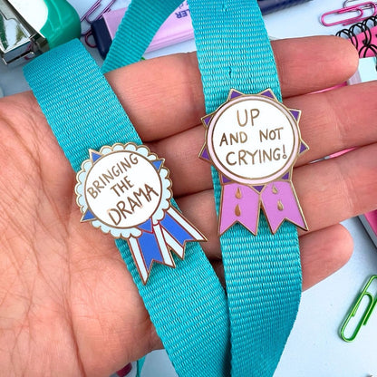 Bringing the Drama Award - Enamel Lapel Pin