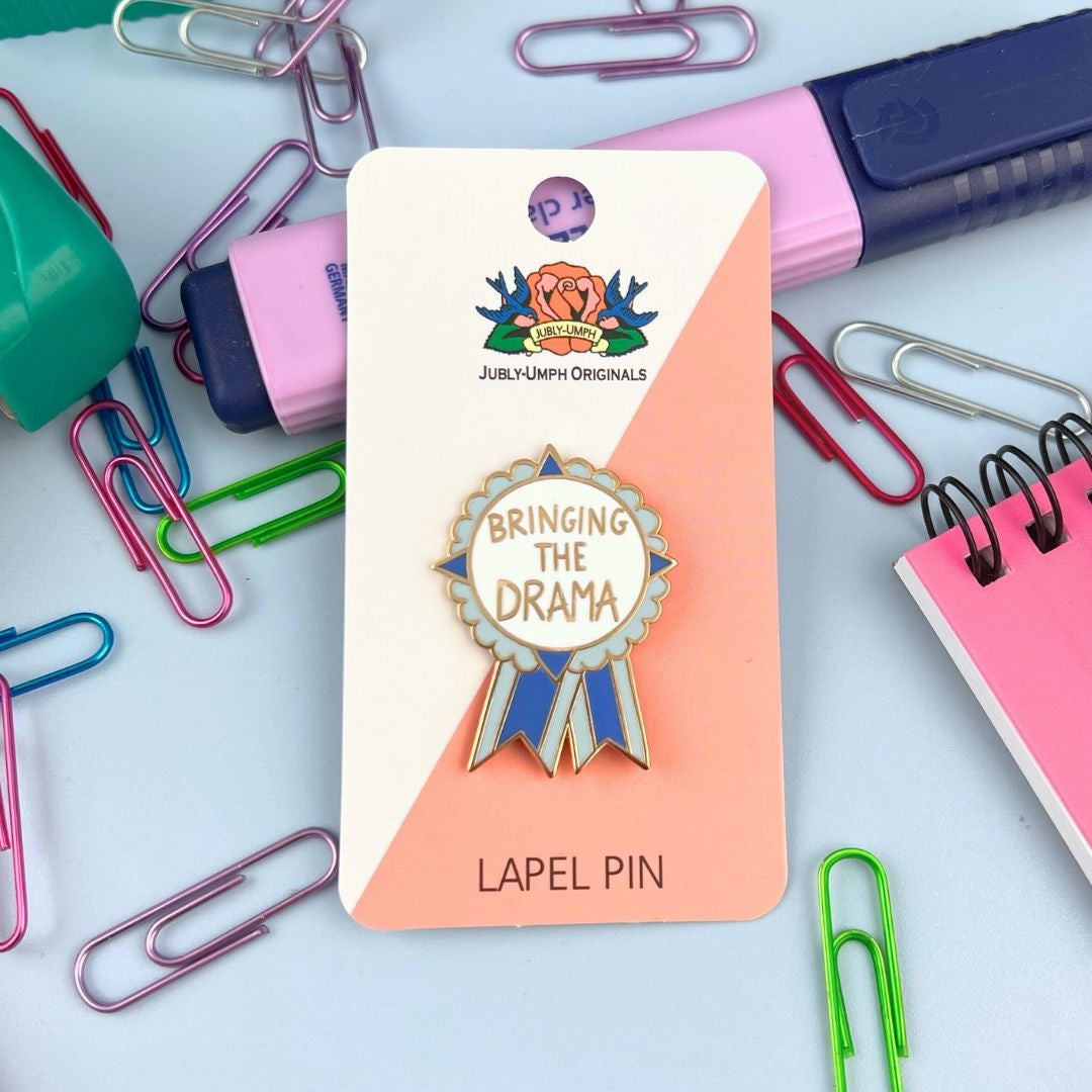 Bringing the Drama Award - Enamel Lapel Pin