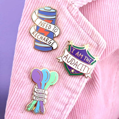 I need to Recharge - Enamel Lapel Pin