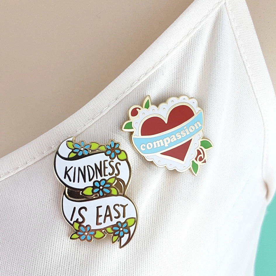 Kindness is Easy - Enamel Pin