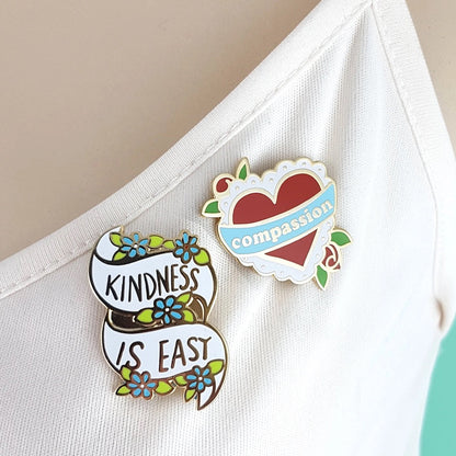 Kindness is Easy - Enamel Pin
