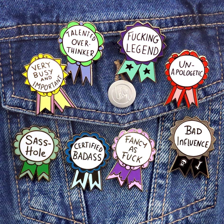 Talented Over-Thinker - Enamel Pin