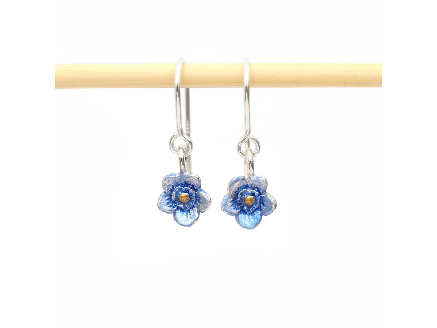 Forget Me Not Flower Drop Earrings