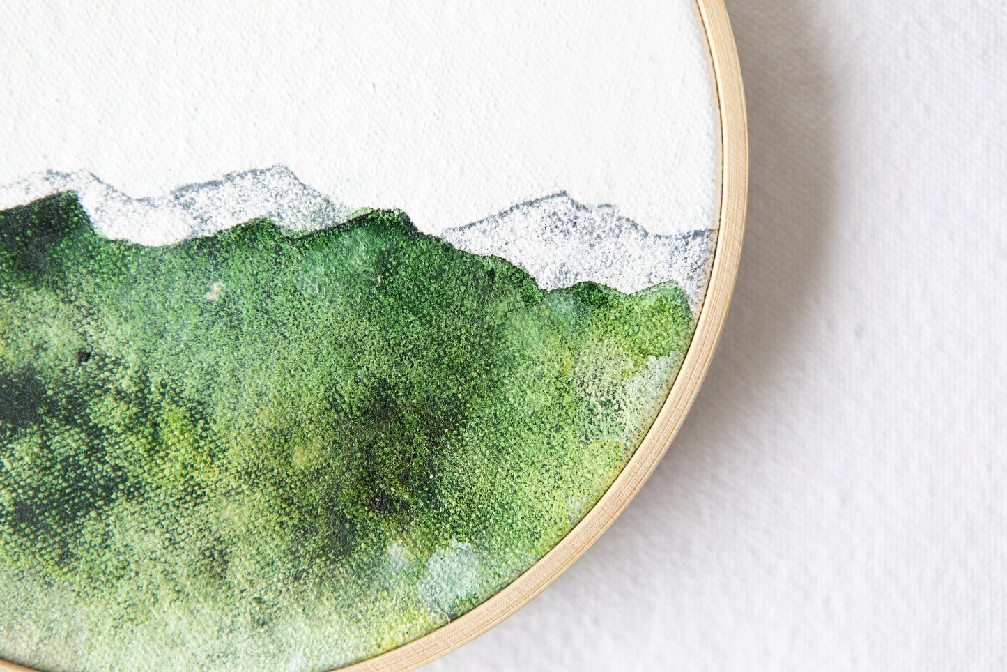 Landscape, Round - Small - "Beyond the Ridge"