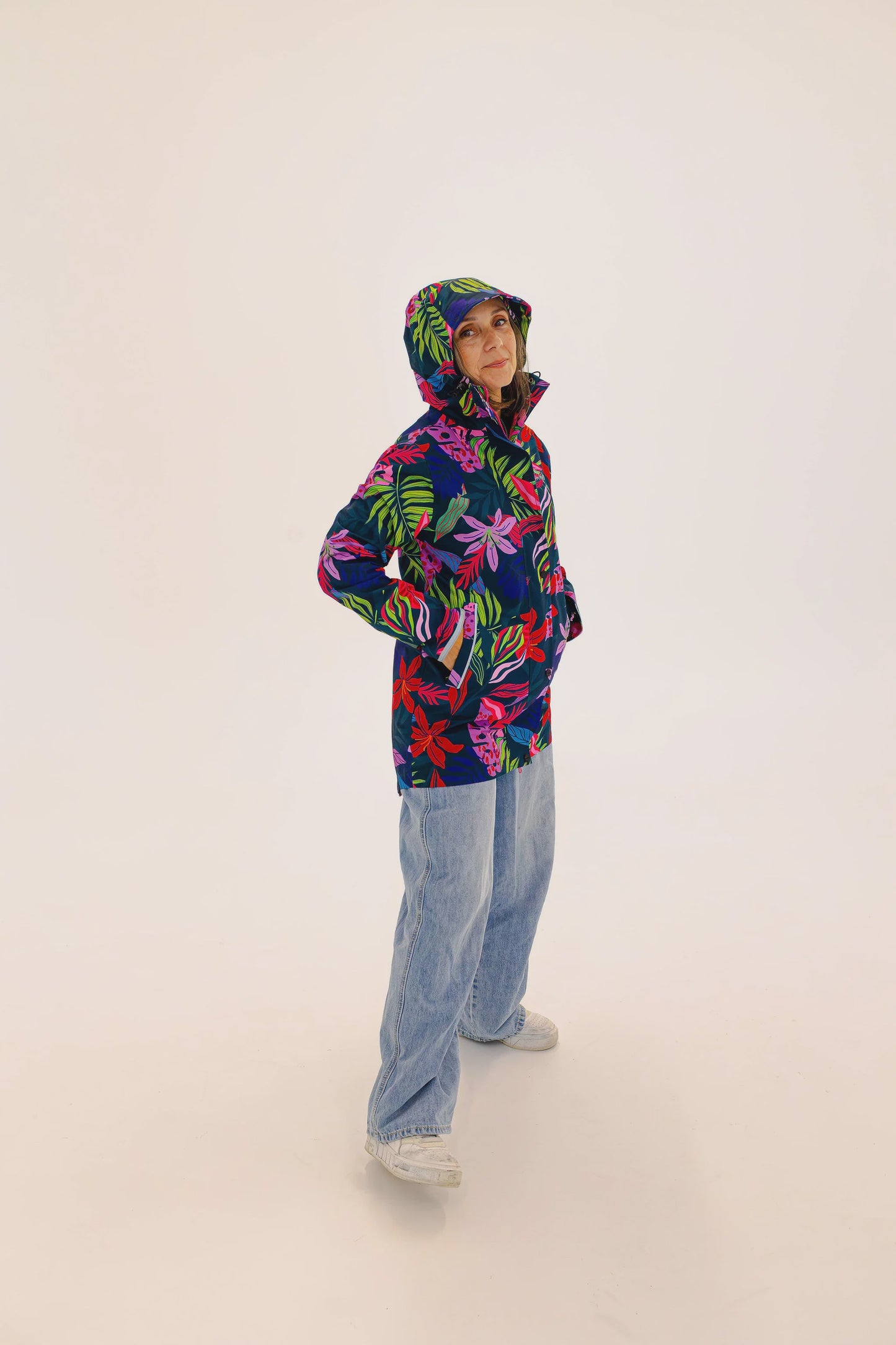 Ivy Mesh-Lined Raincoat