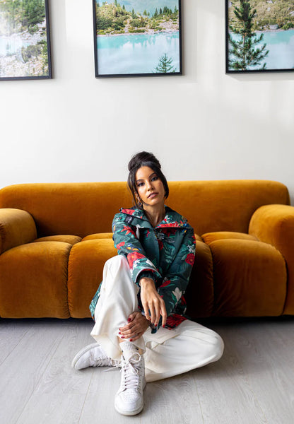 Jardin Mesh-Lined Raincoat