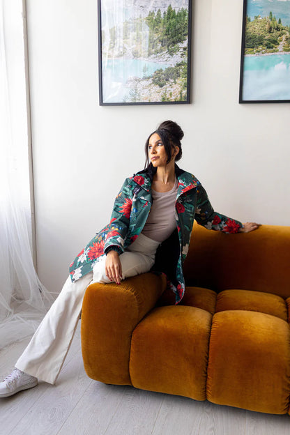 Jardin Mesh-Lined Raincoat