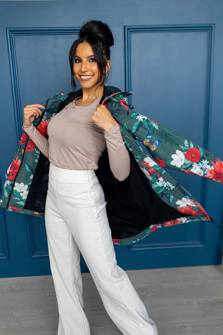 Jardin Mesh-Lined Raincoat