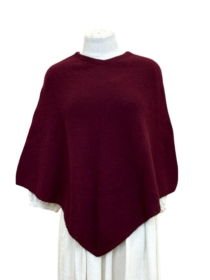 Possum Merino Poncho - Pinot