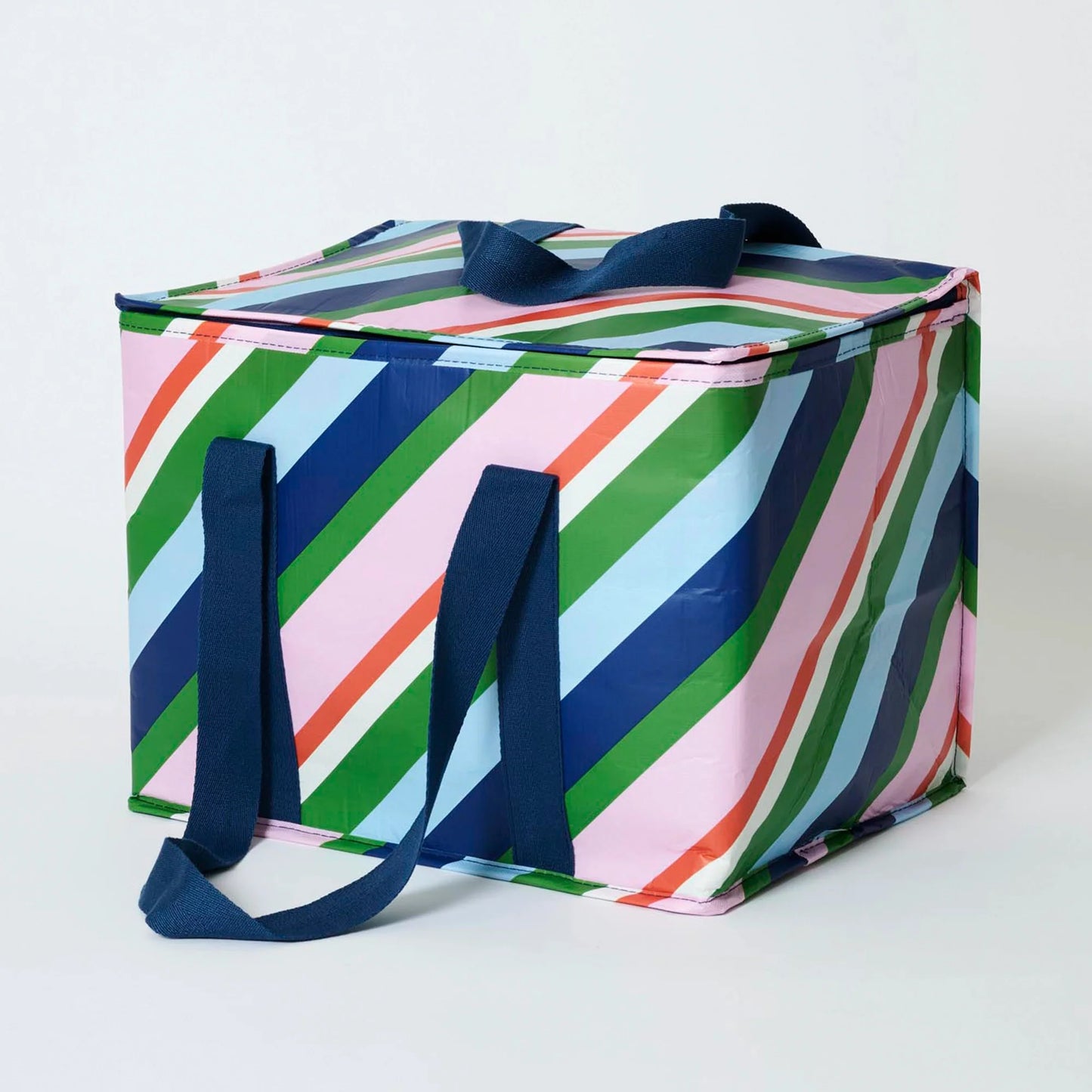 Large Insulated Tote - Rugby Stripe