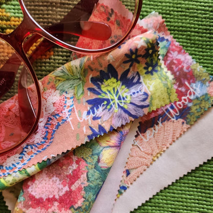 Lens Cloths (Pack of 3) 'Meadow' print by Fleur Woods