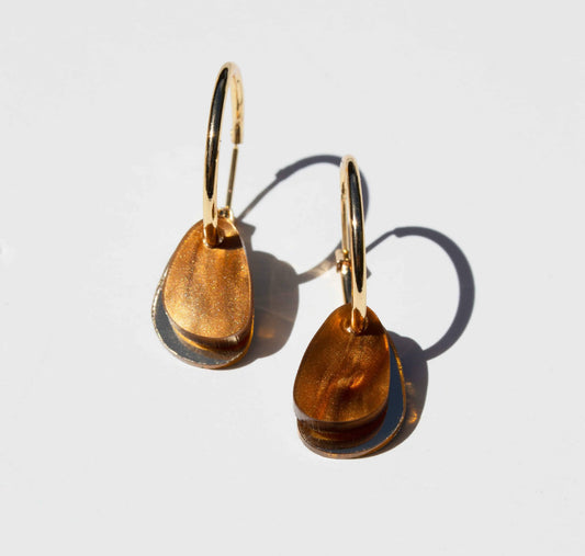 Lyla Earrings - Amber