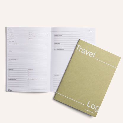 Travel Log - Journal by Made of Tomorrow