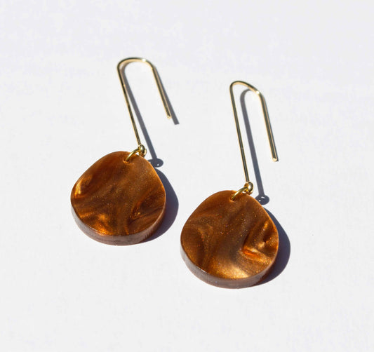 Maeve Earrings - Amber
