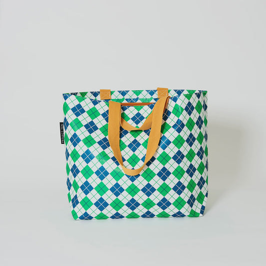 Medium Tote Bag - Argyle