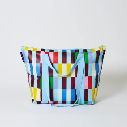 Medium Zip Tote Bag - Multi Stripe