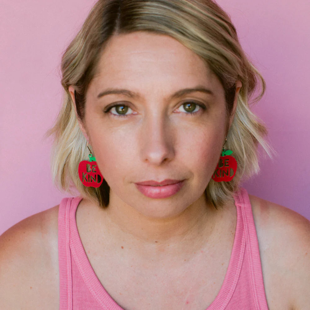 Midi Be Kind Apple Earrings