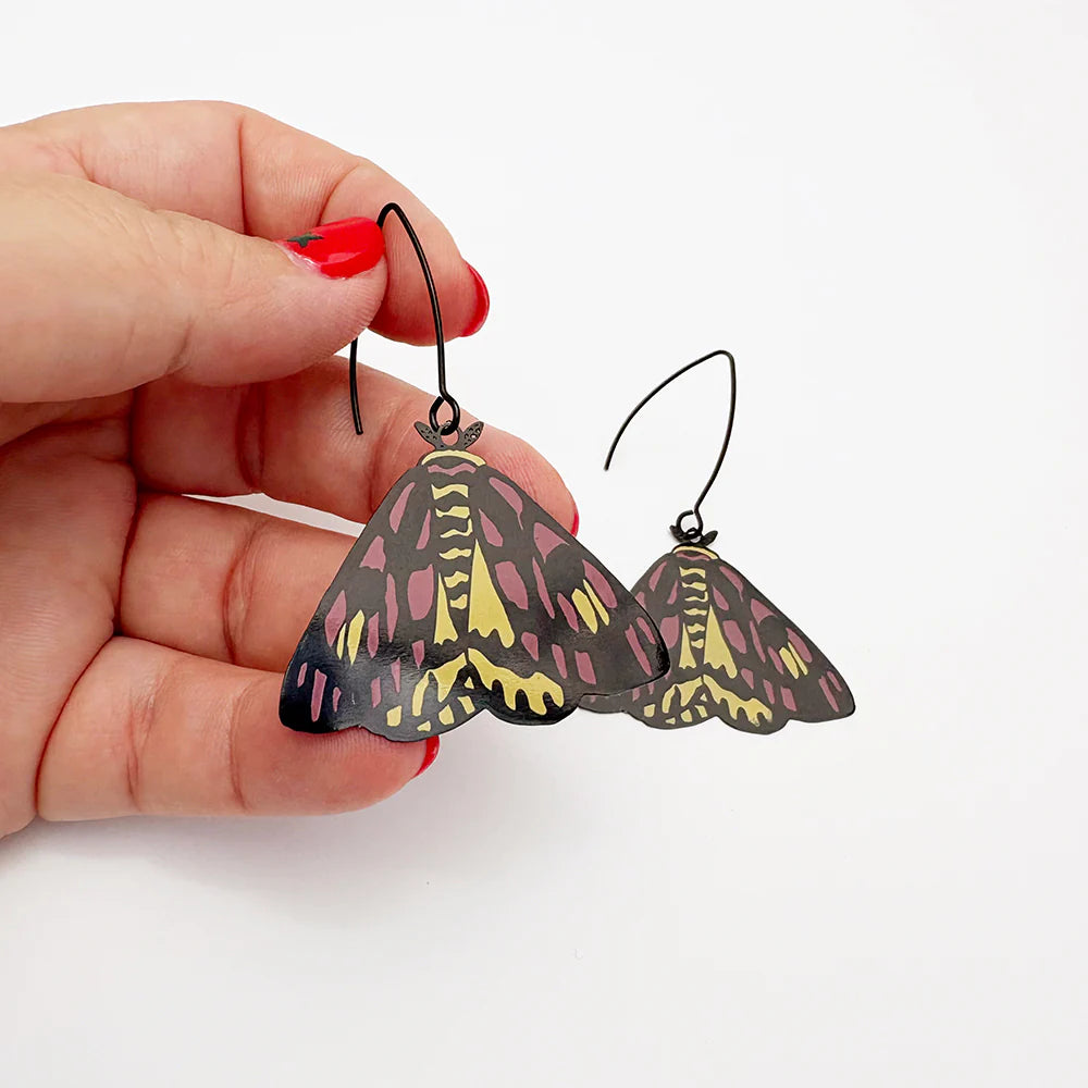 Midi Sheep Moth Earrings