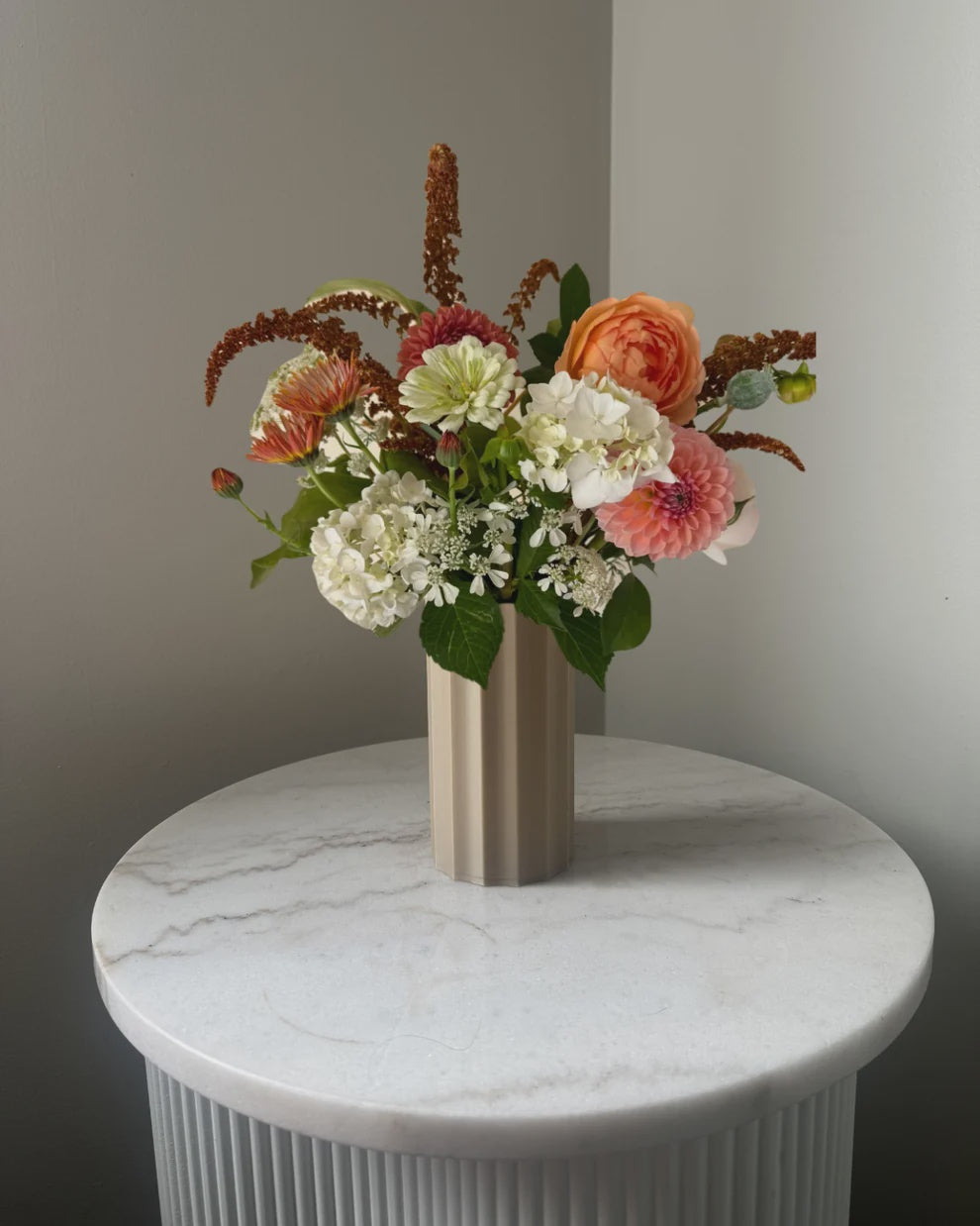 Millie Vase - Nude