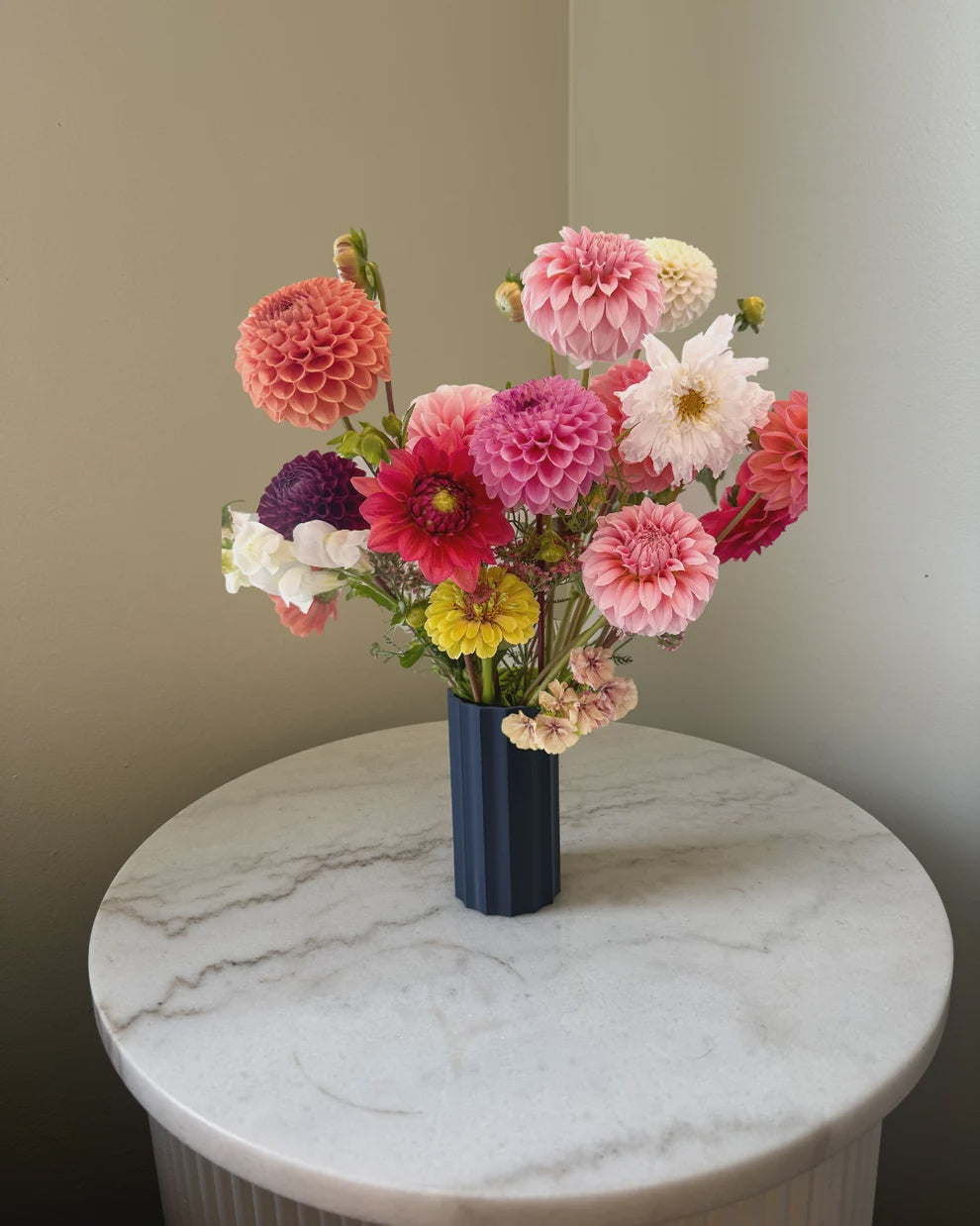 Mini Millie Vase - Navy