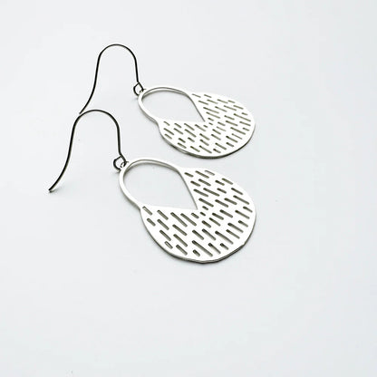 Mini Callisia Earrings in Silver