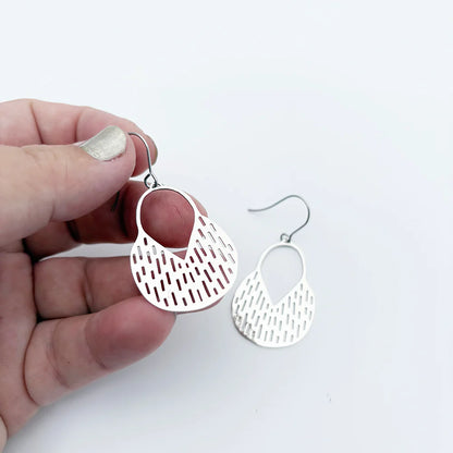 Mini Callisia Earrings in Silver