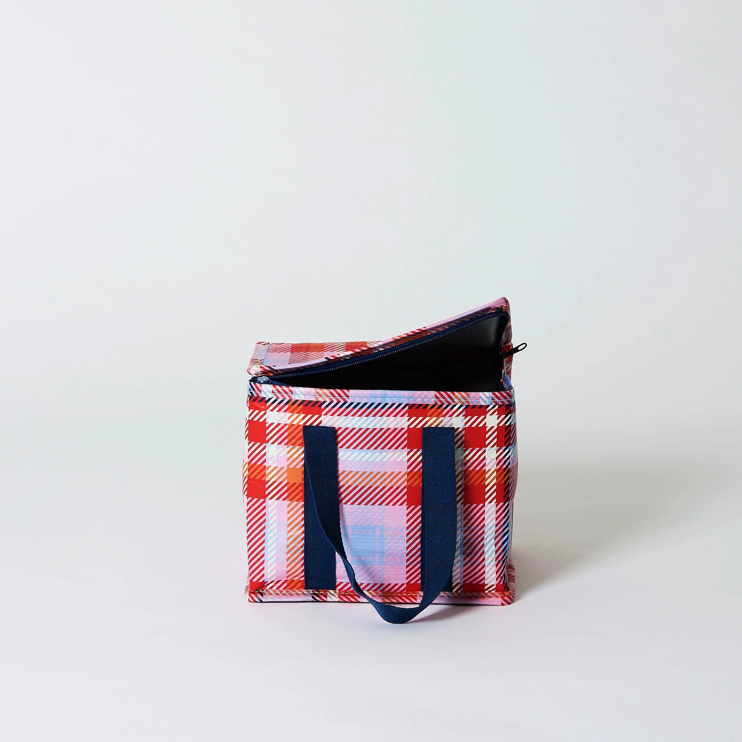 Mini Insulated Tote Bag - Tartan