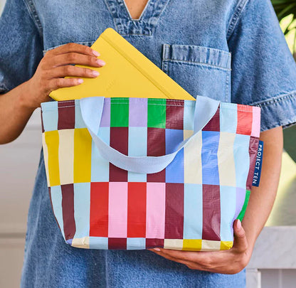Mini Tote - Multi Stripe