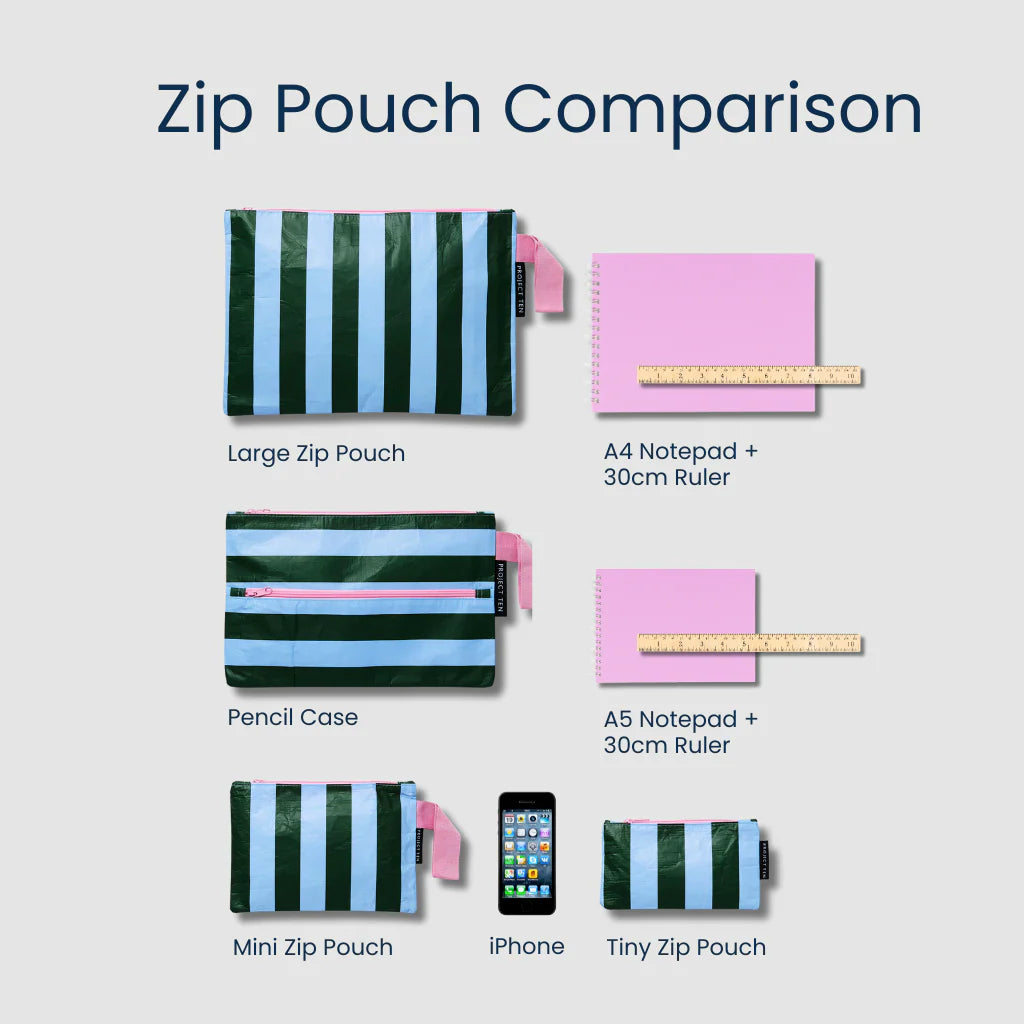 Mini Zip Pouch - Daisy