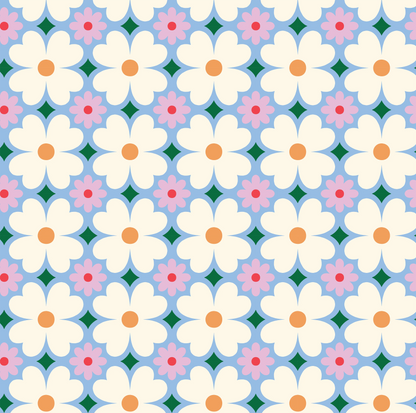 Mini Zip Pouch - Daisy