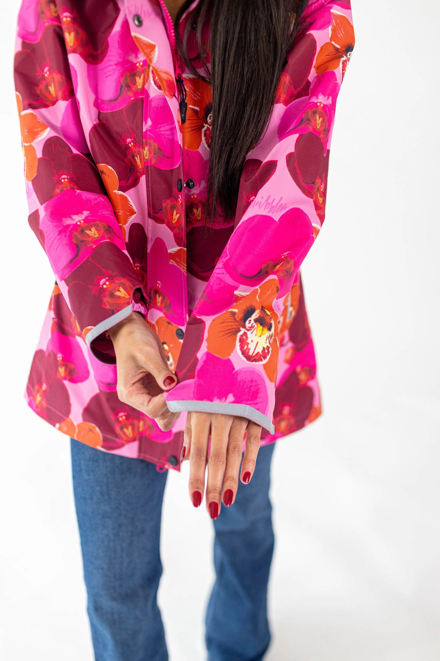 Orquidea Mesh-Lined Raincoat