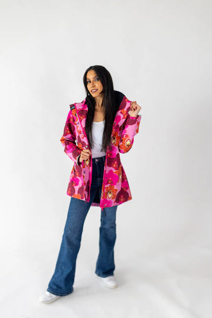 Orquidea Mesh-Lined Raincoat