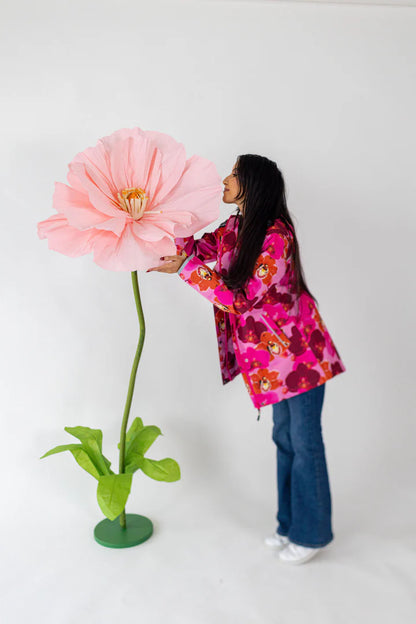 Orquidea Mesh-Lined Raincoat