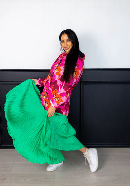 Orquidea Mesh-Lined Raincoat