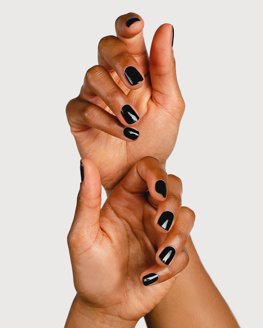 "Onyx" Jet Black Creme Nail Polish - 10ml