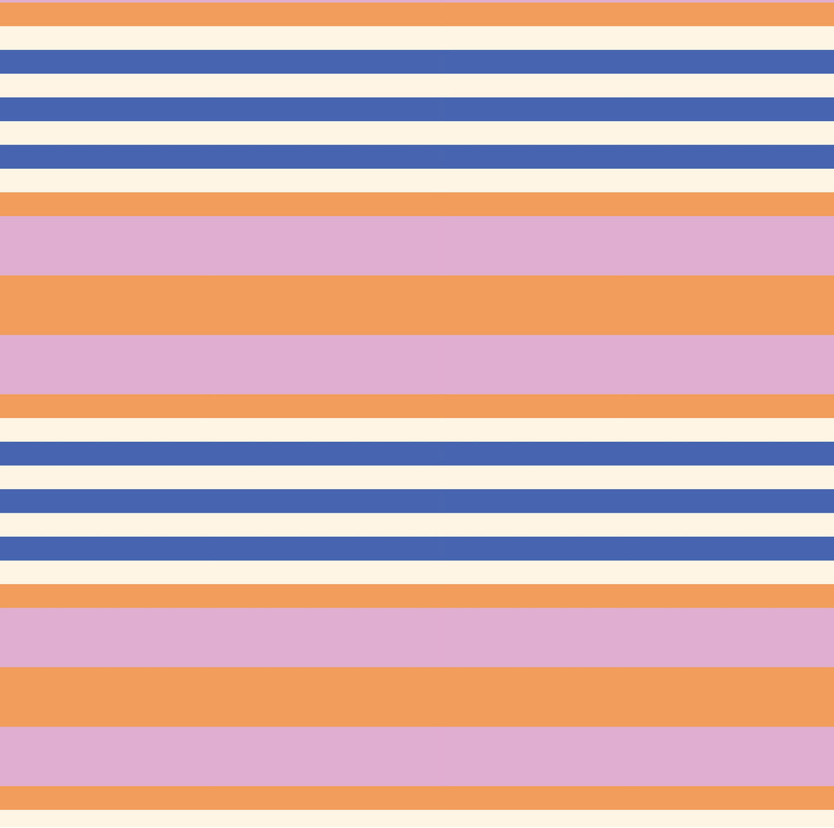 Double Glasses Case - Capri Stripe