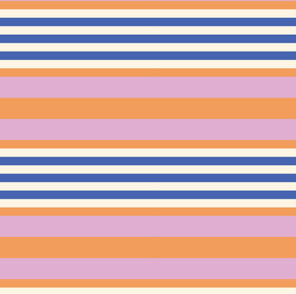 Double Glasses Case - Capri Stripe