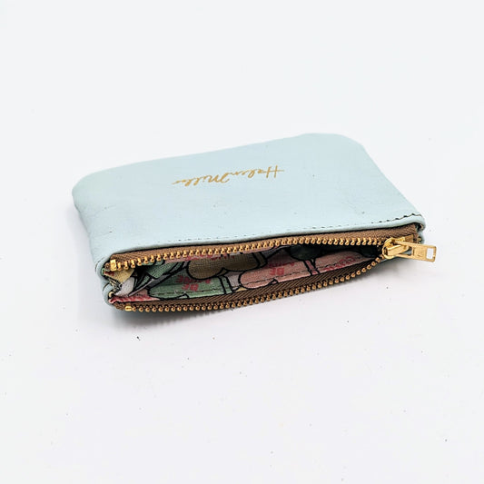 Coin Purse 15cm - Spearmint with Candy Love Lining