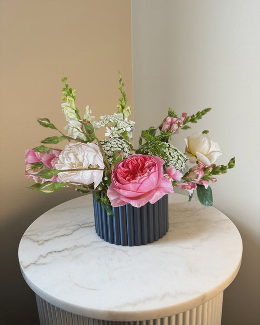 Poppy Vase - Navy