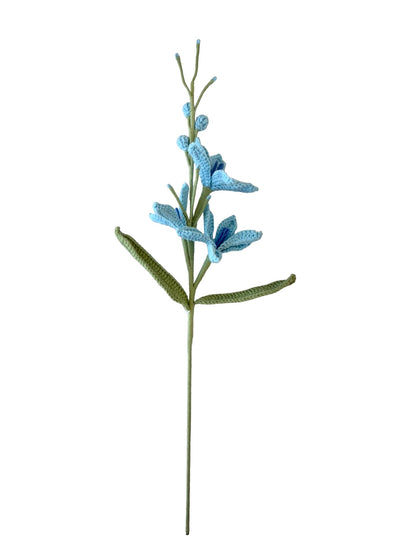 Crochet Orchid Flame - Blue